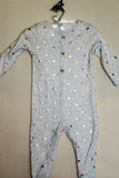 Carter's Baby Girls' footsie coverall in gold foil hearts