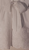 White Embroided Summer Dress