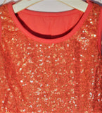 Sequin Coral Party Dress